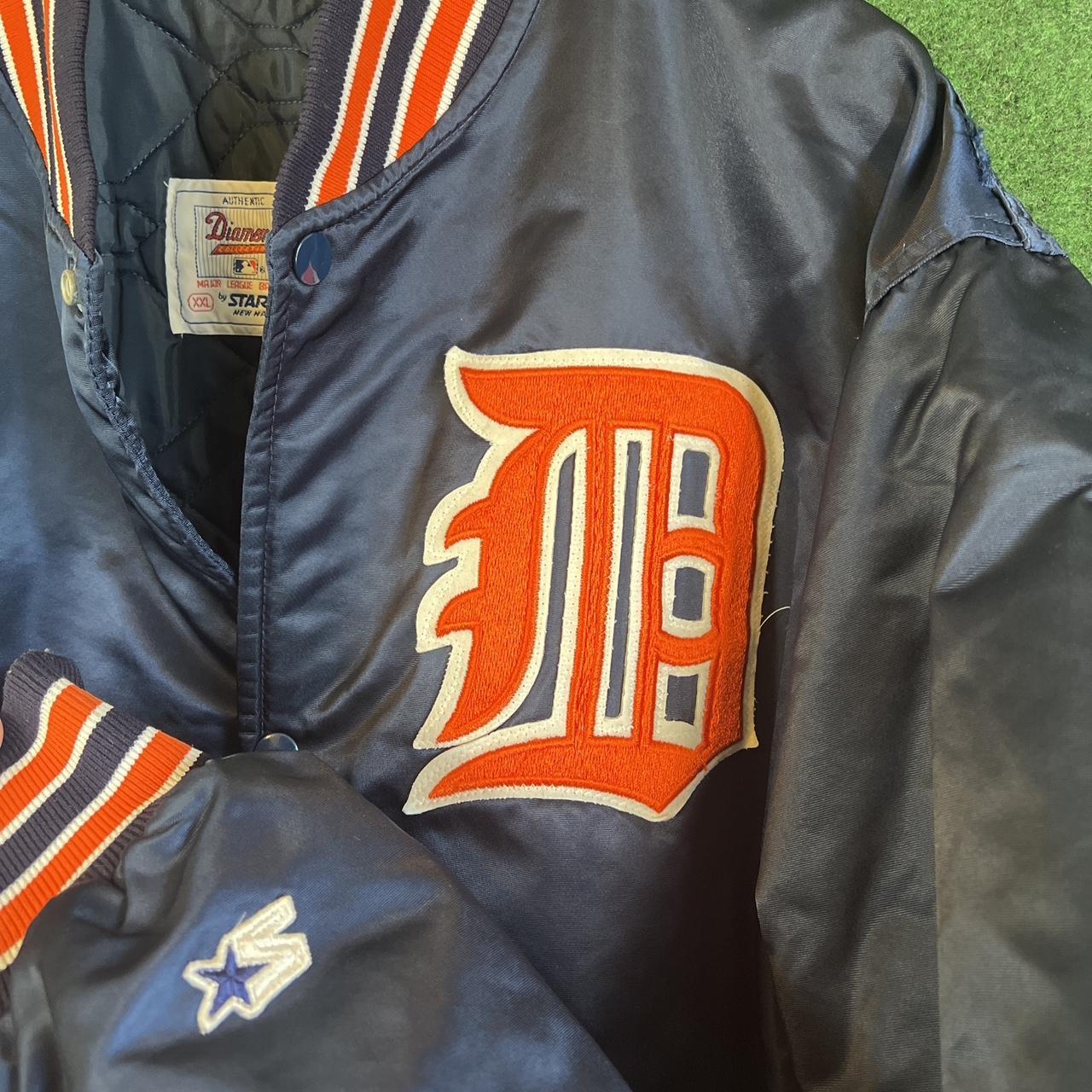 XL Detroit Tigers Starter Puffer Jacket #detroit - Depop