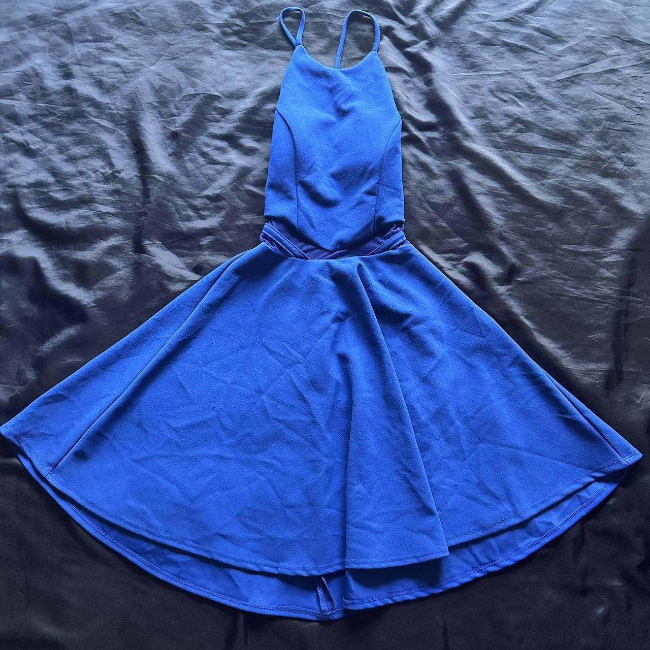 B darlin shop blue dress