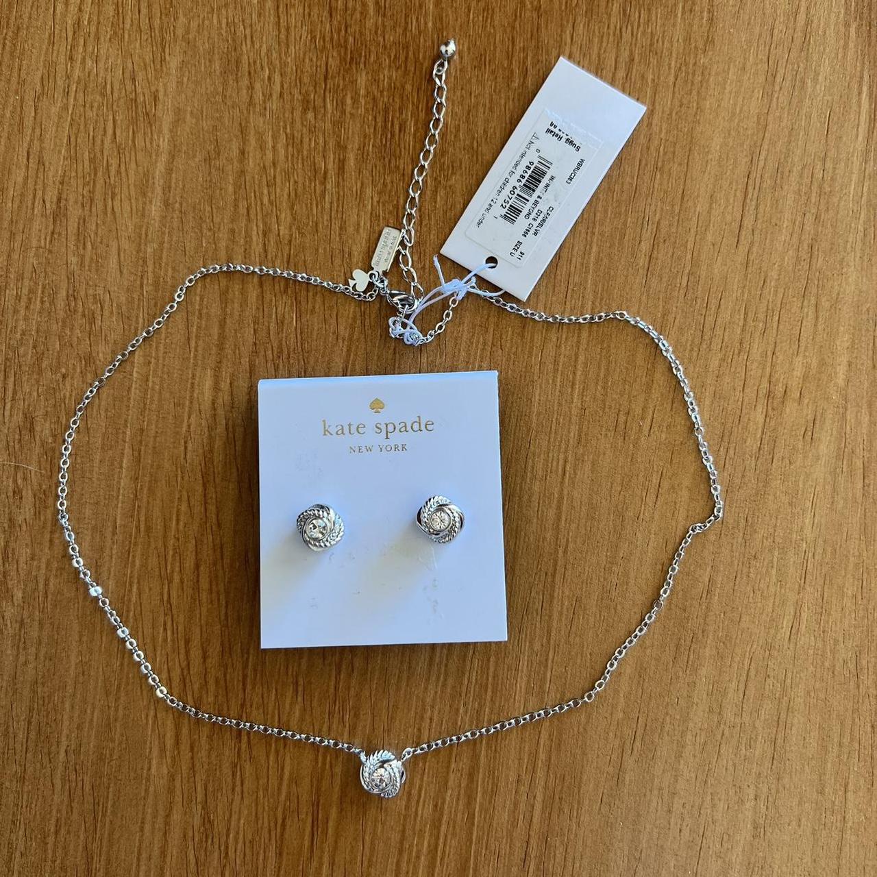 Kate spade infinity necklace discount