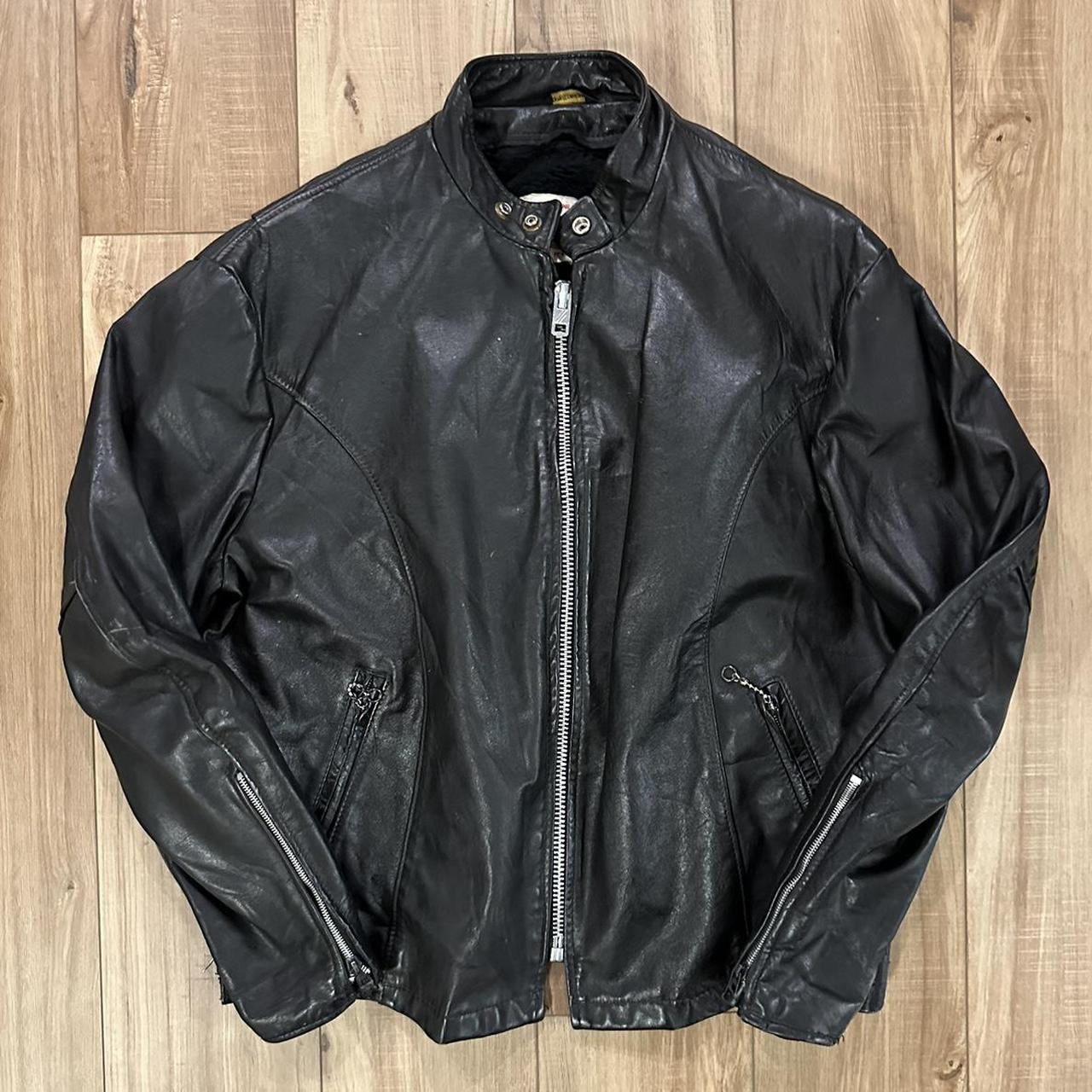 Excelled leather outlet jacket vintage