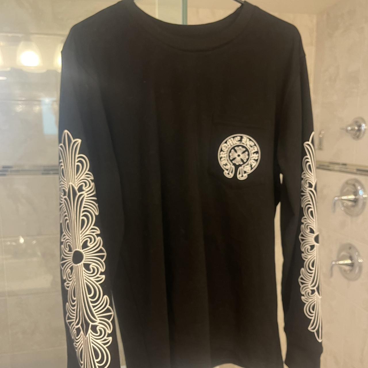 Chrome Hearts Chrome Hearts Horseshoe Floral Long Sleeves