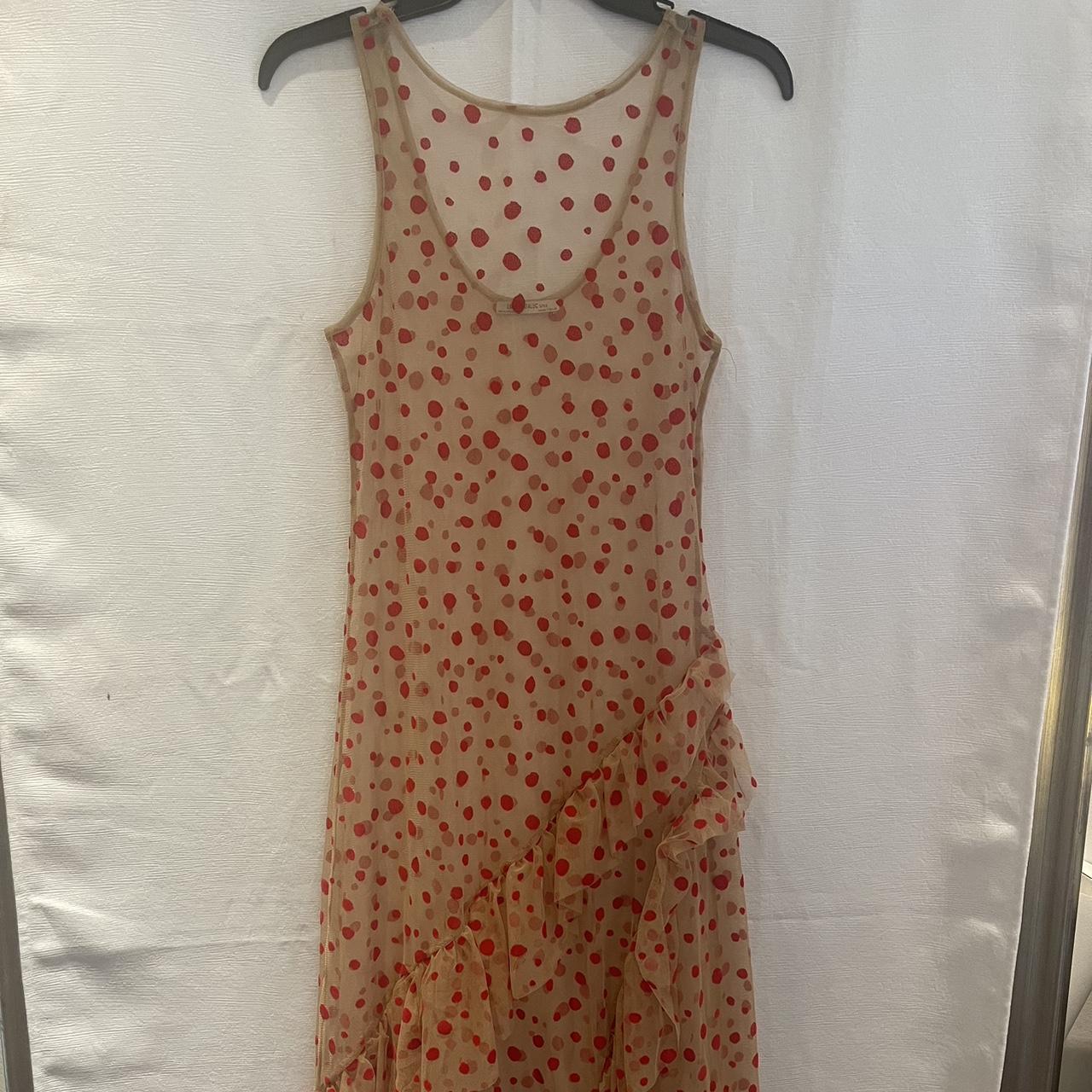 See through ruffled slip dress #partydress Depop