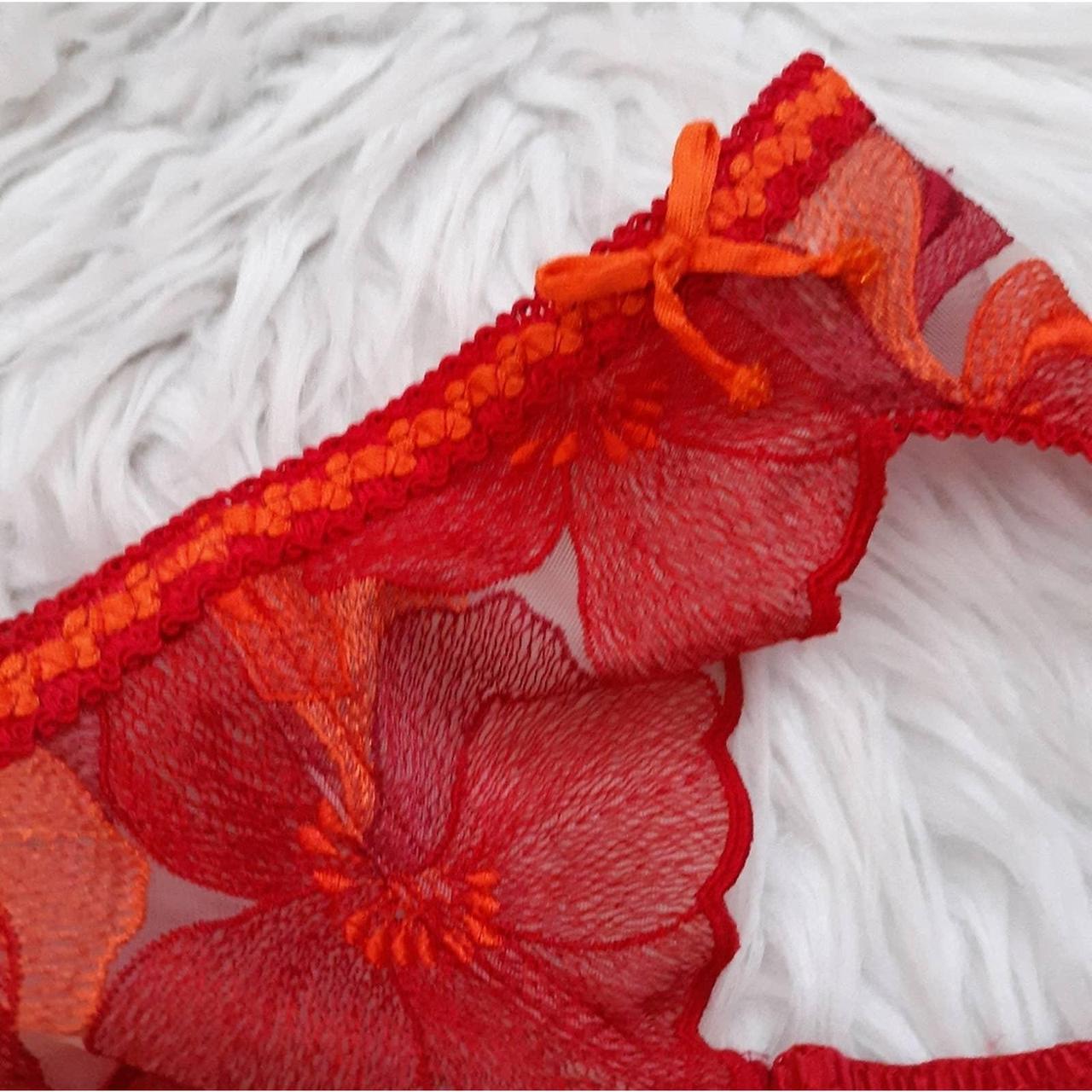 Aubade Women's Red and Orange Panties (2)