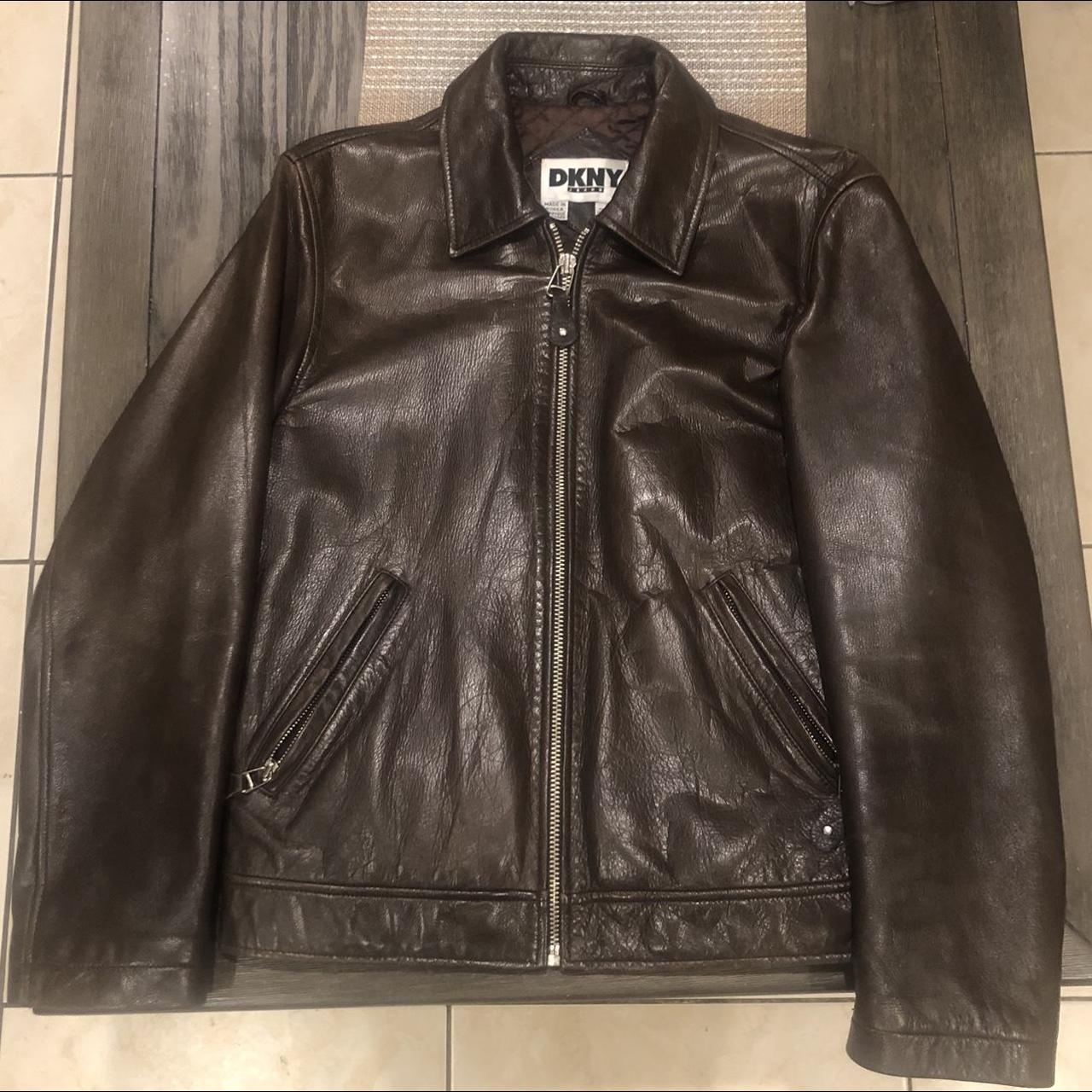 DKNY Men's Brown Jacket | Depop