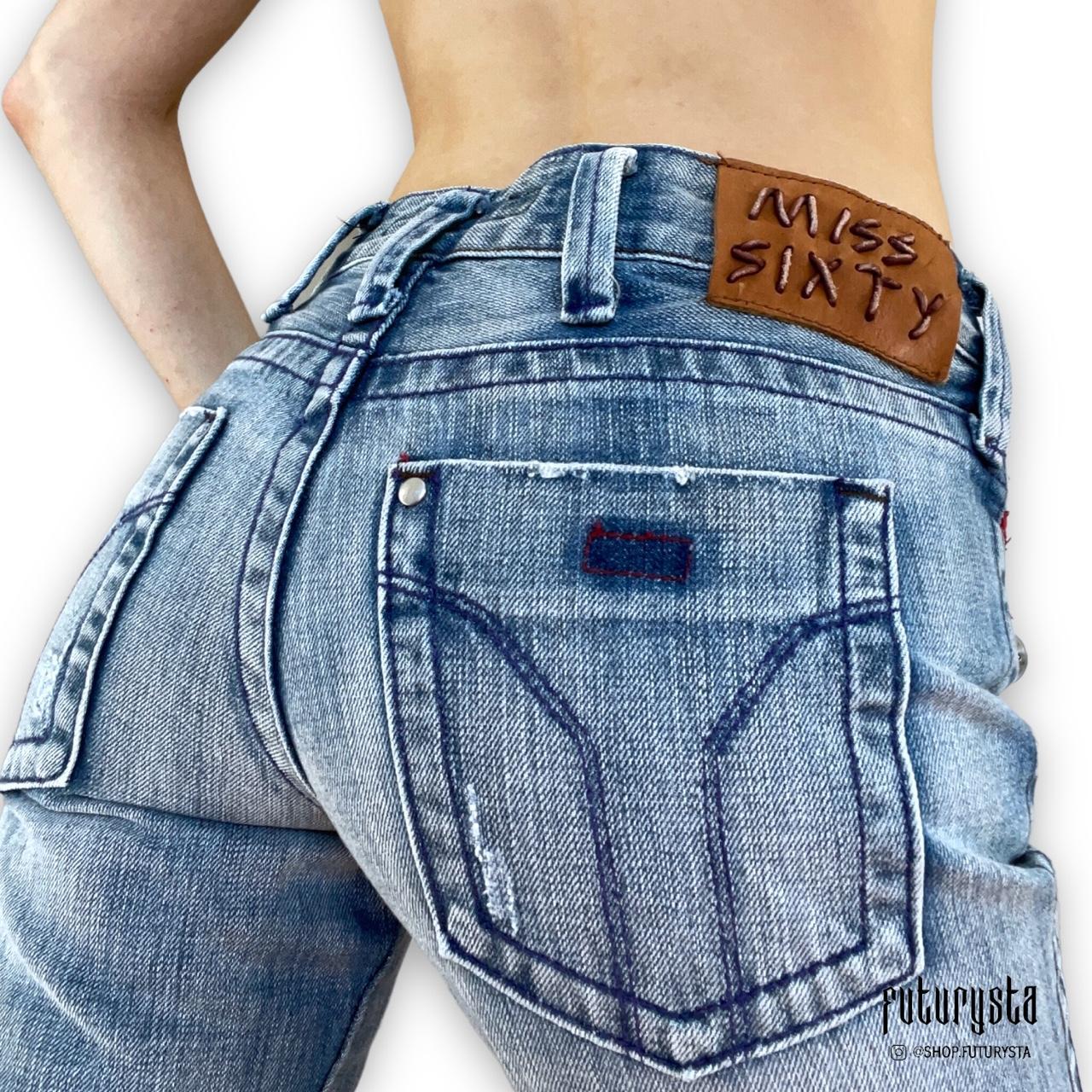 Rare Miss Sixty Jeans ️‍🔥 Super original leather... - Depop