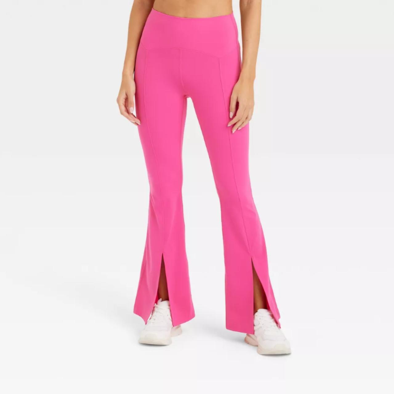 Women's Textured Flare Leggings - Joylab™ Pink M : Target