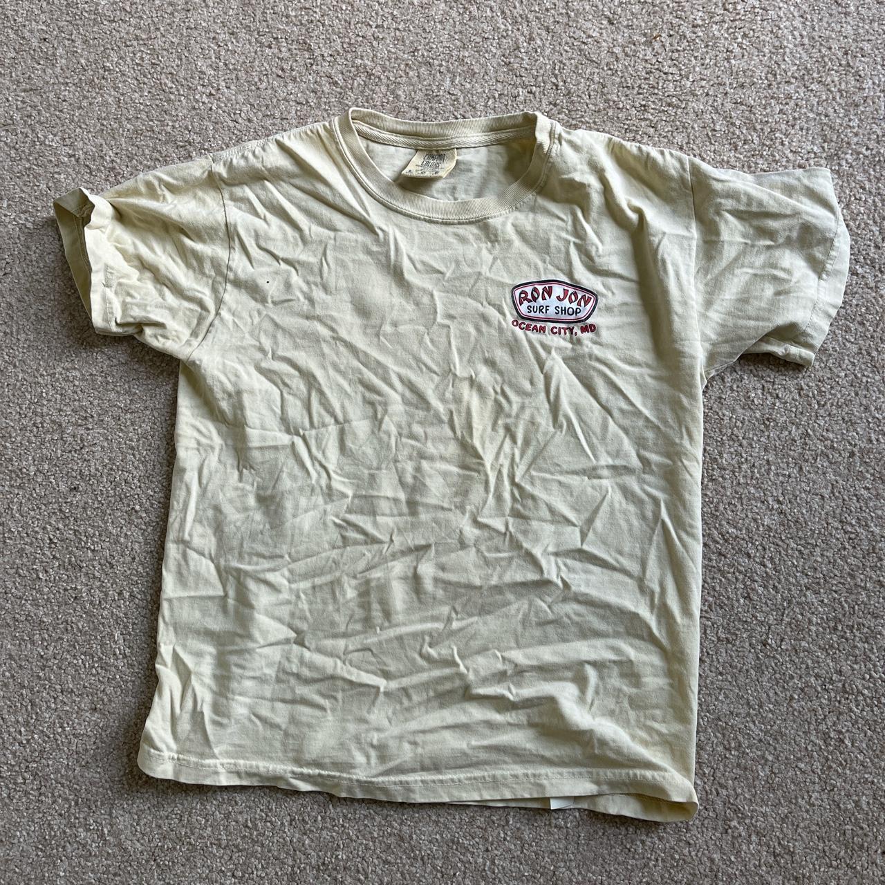 ron jon tshirt . kids L and women S - Depop