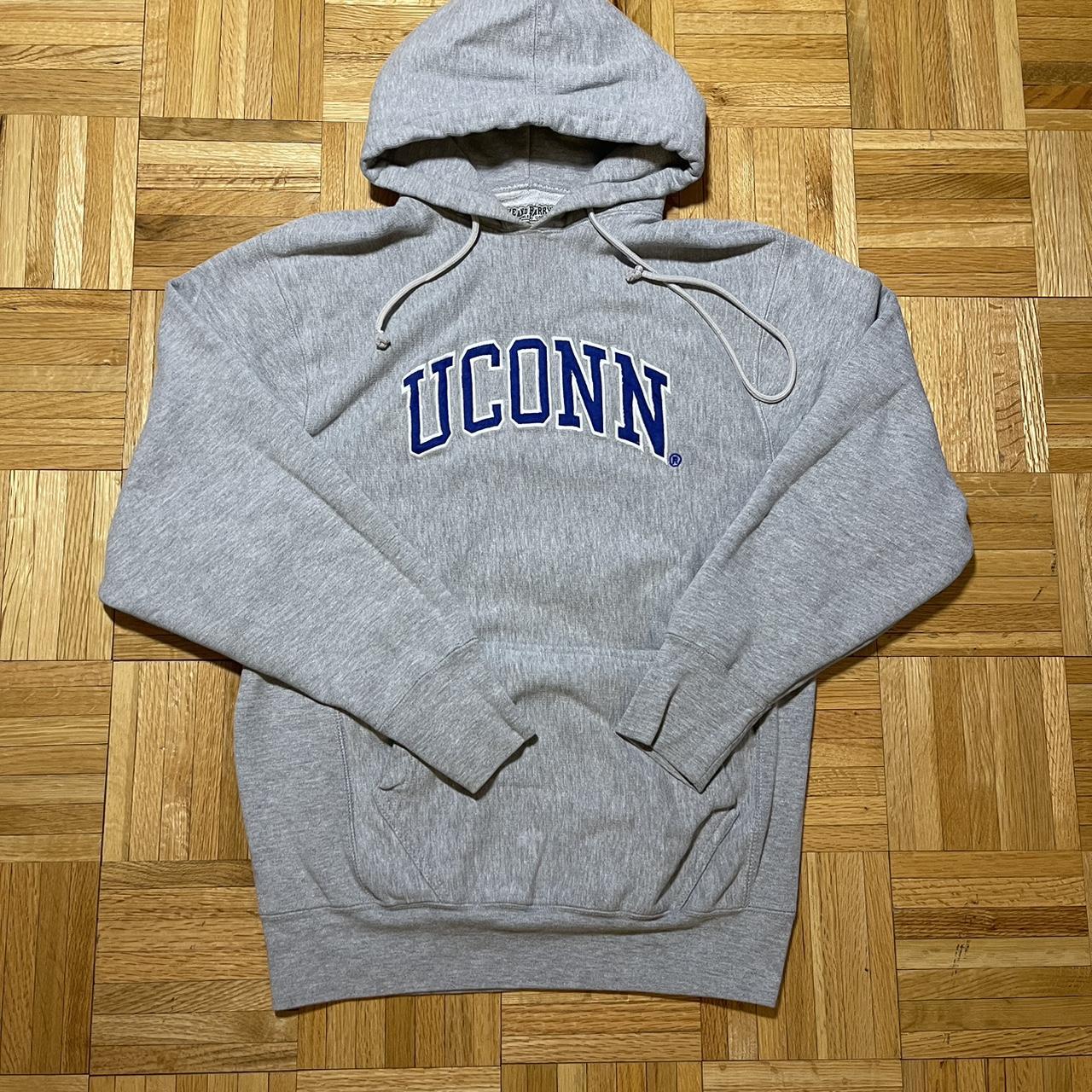 Steve and Barry’s UCONN grey hoodie with logo... Depop