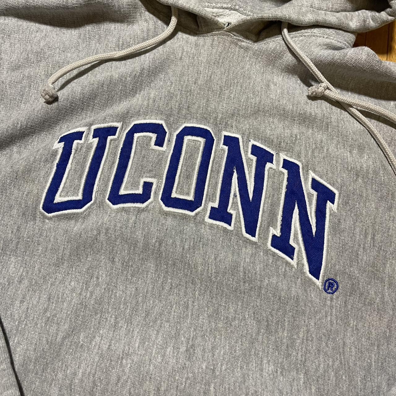 Steve and Barry’s UCONN grey hoodie with logo... Depop