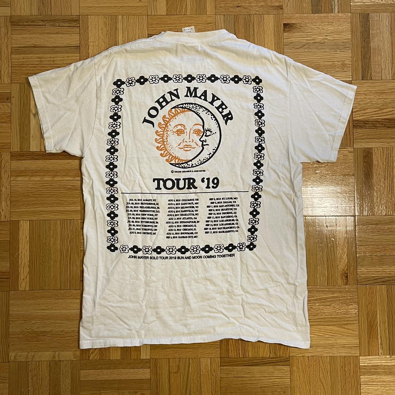 John mayer sun & moon 2024 tour tee