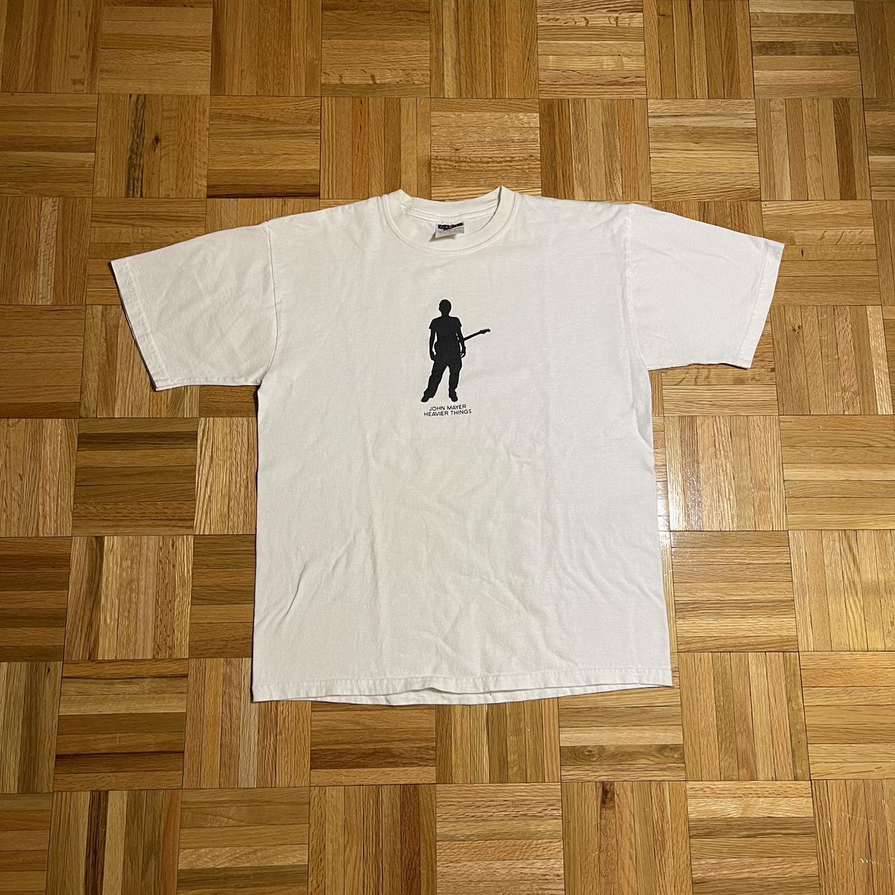 JOHN MAYER CONCERT TOUR T SHIRT HEAVIER THINGS | Depop