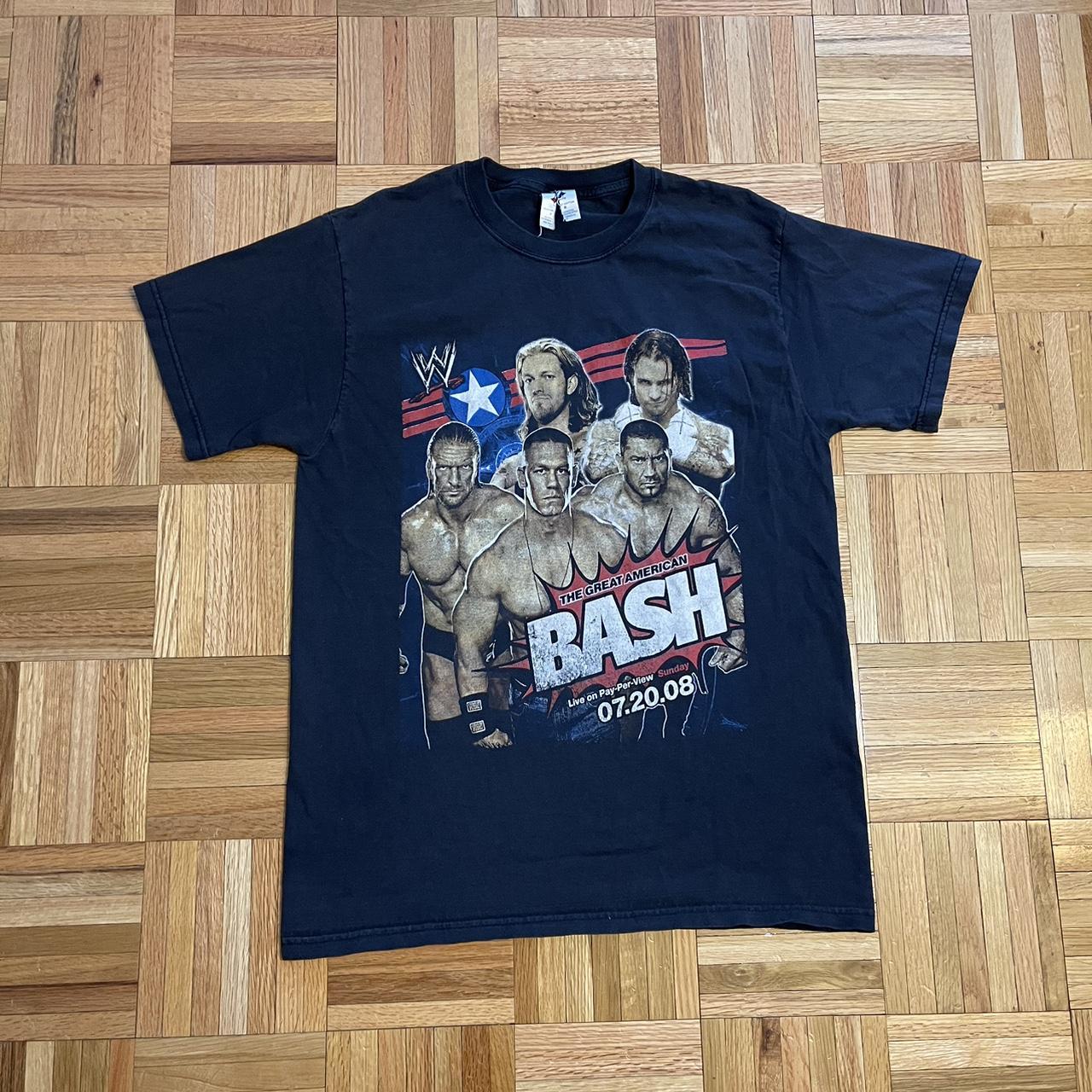 Vintage Jerzees tag WWE Great American Bash 2008 | Depop