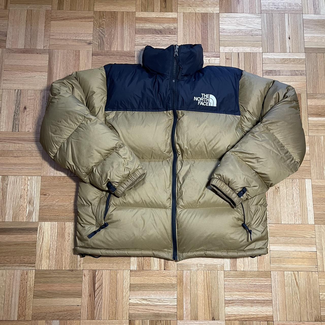 The North Face 700 Black and Gold Puffer Nuptse