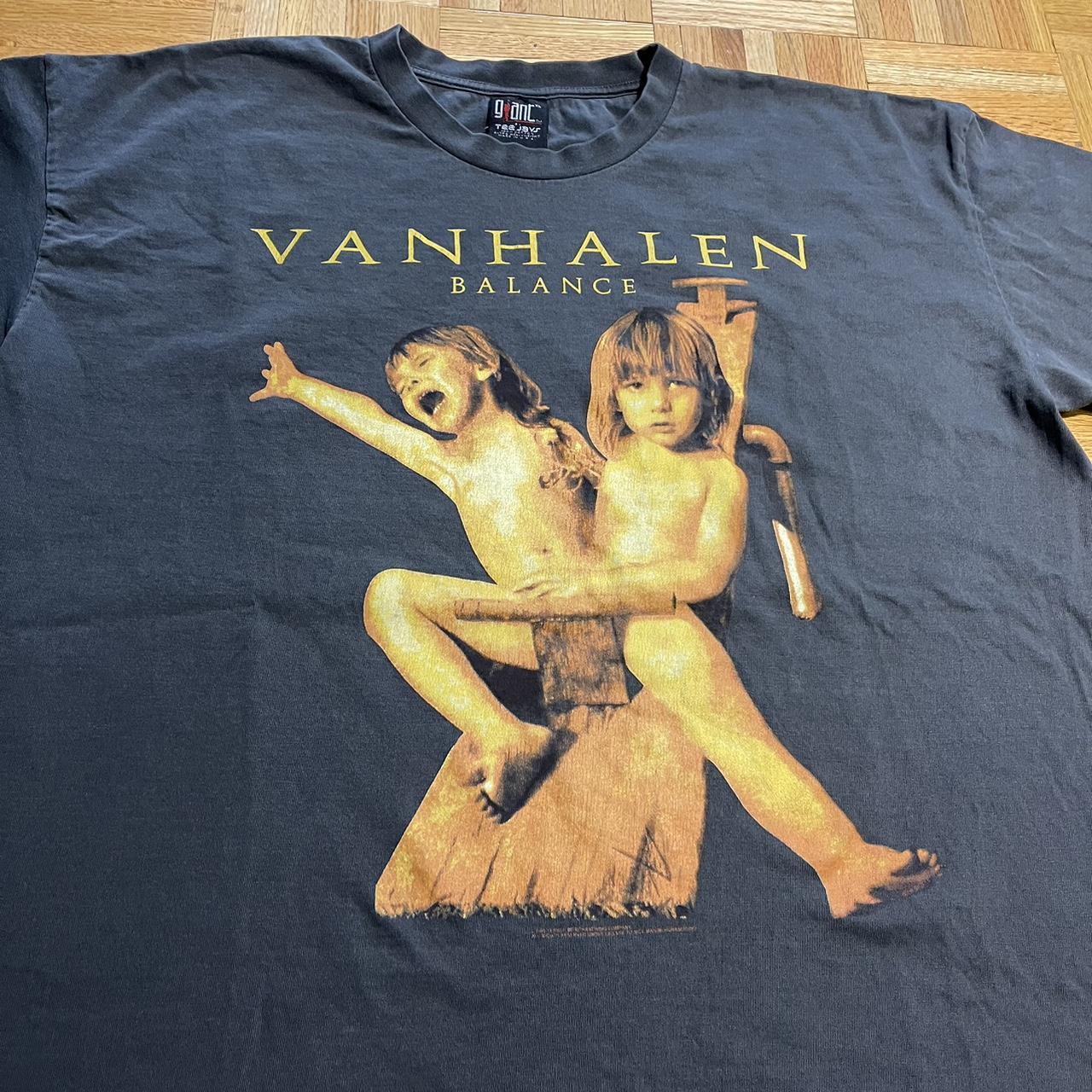 Vintage Giant by Tee Jays made in USA Tag Van Halen | Depop