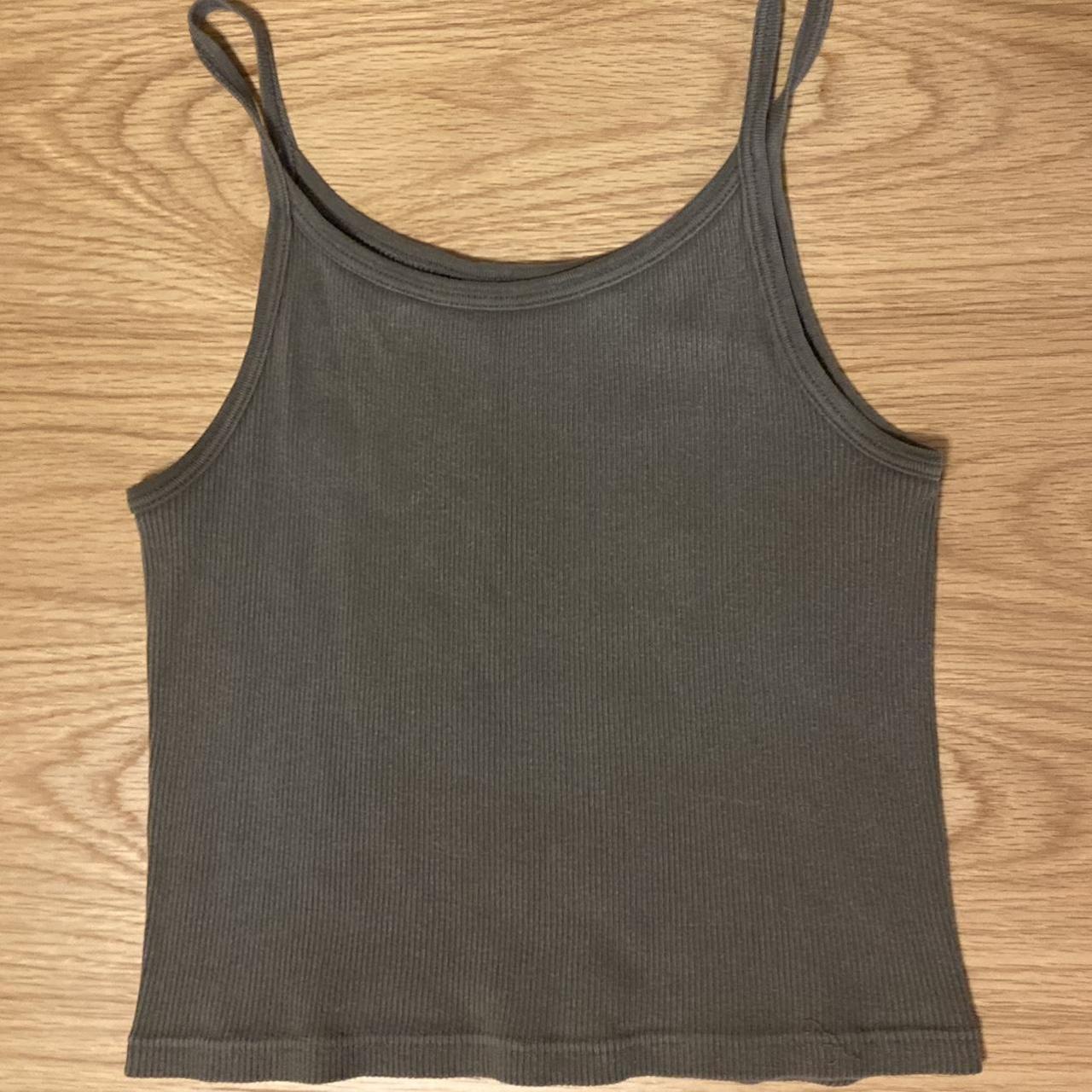 brandy melville green halter top - worn a few times - Depop