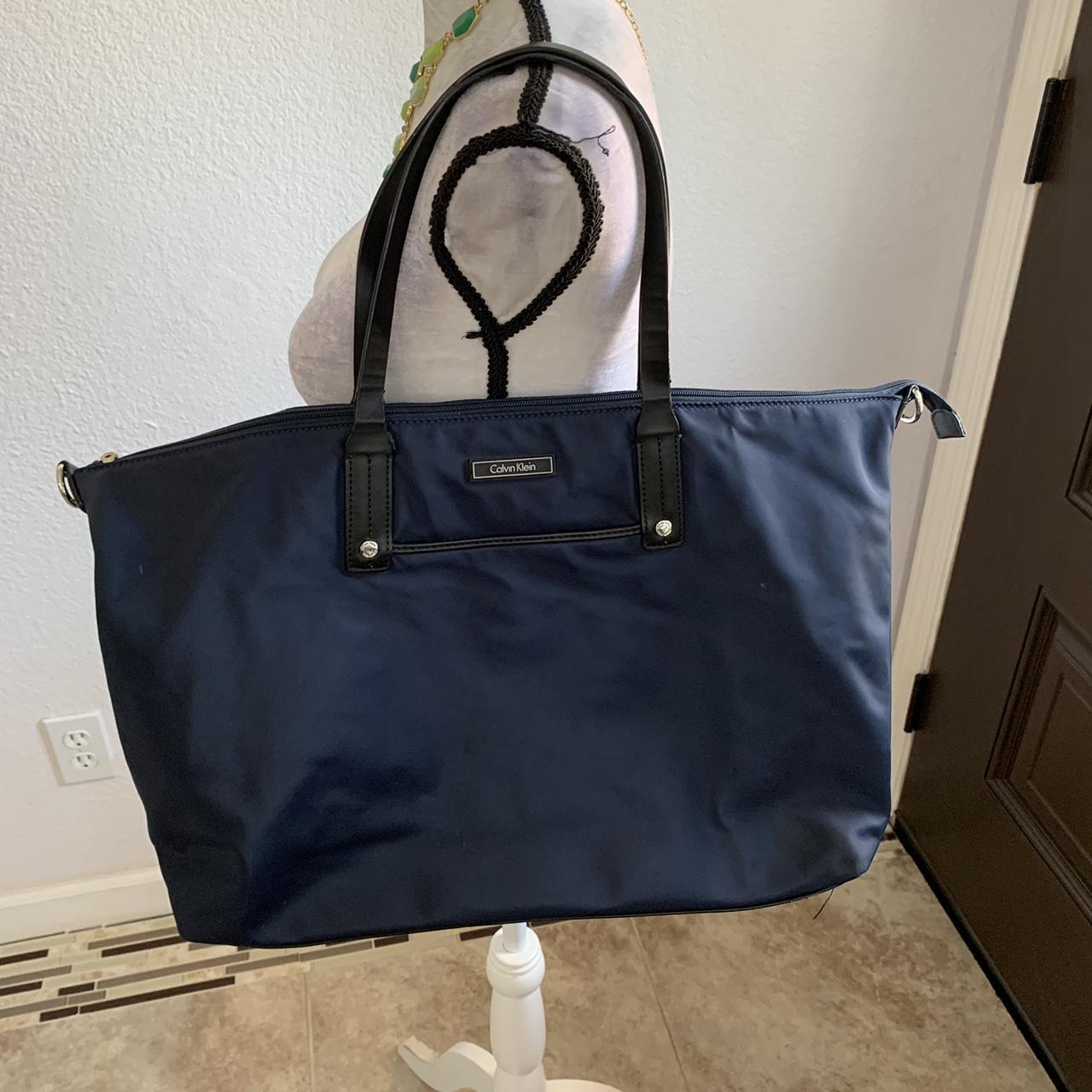 Calvin Klein tote. Flaw noted in strap in first - Depop