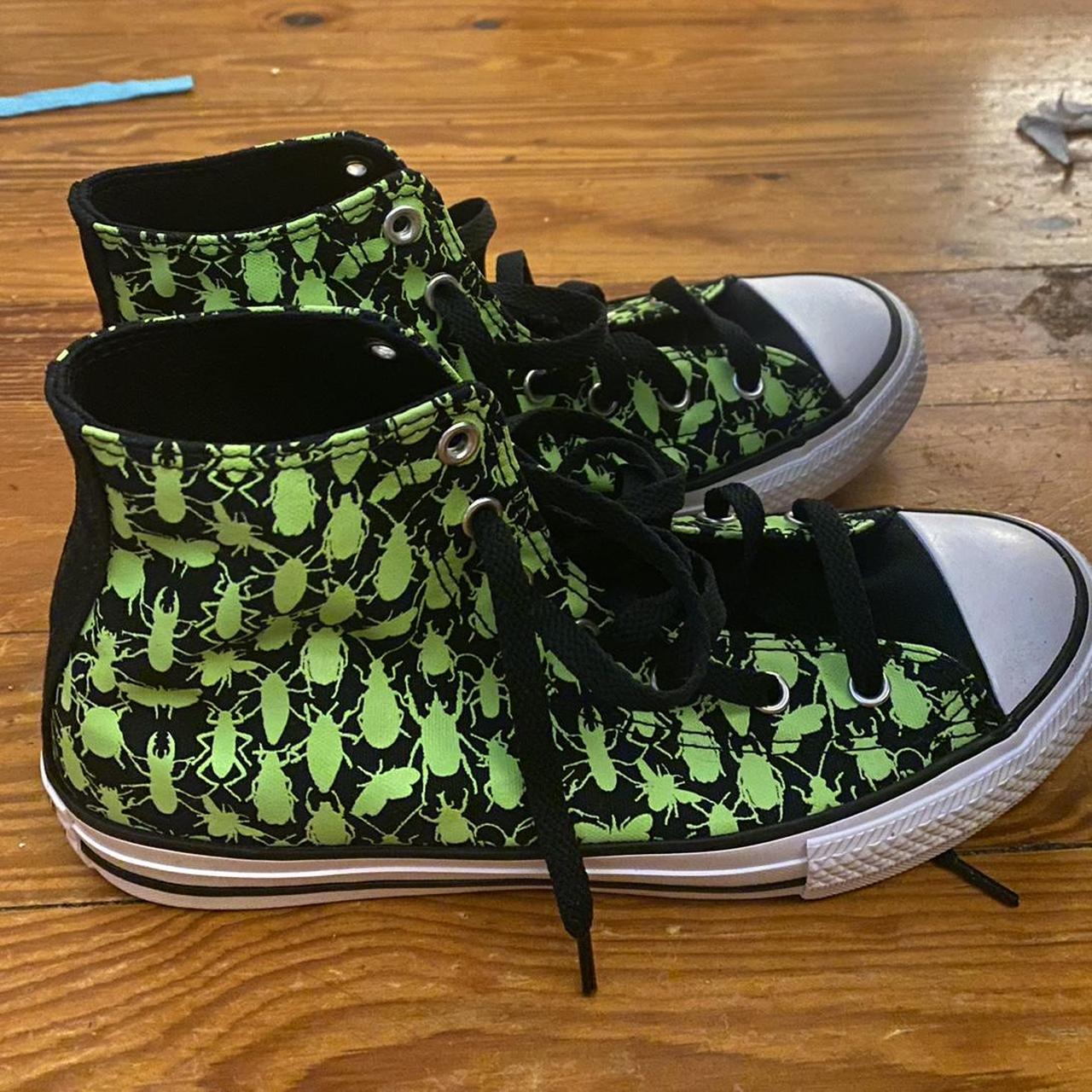 Green converse deals size 5