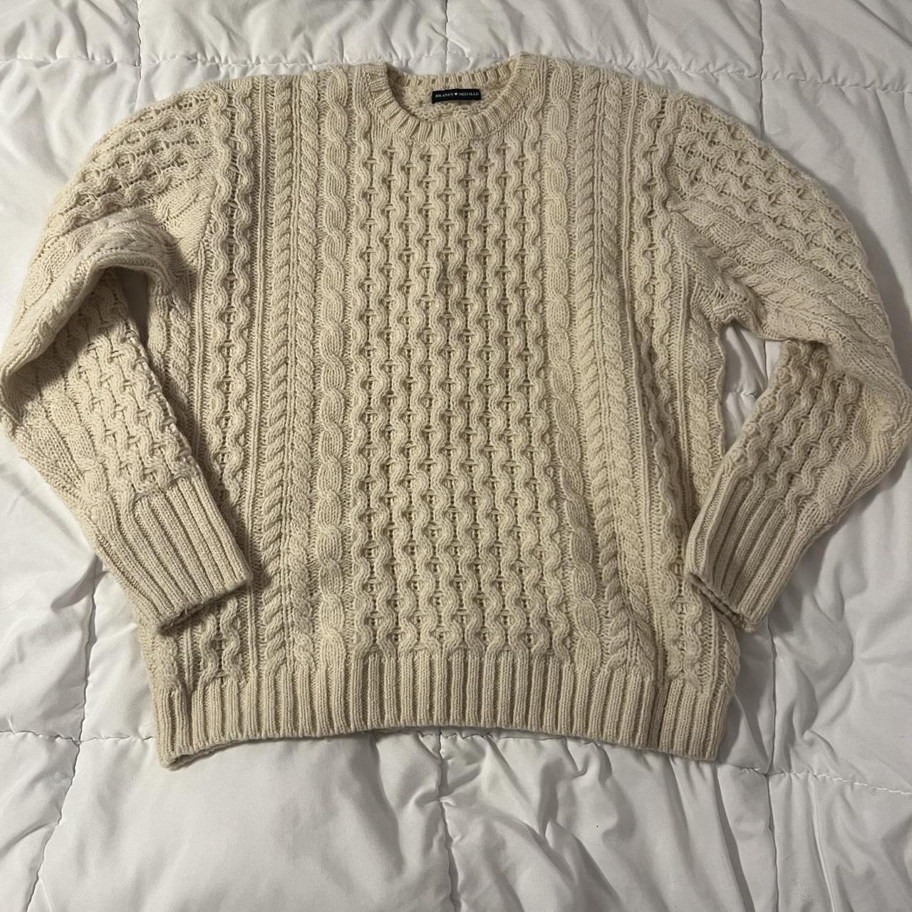 Brandy Melville Women's Sweater Cream One size – cream wool