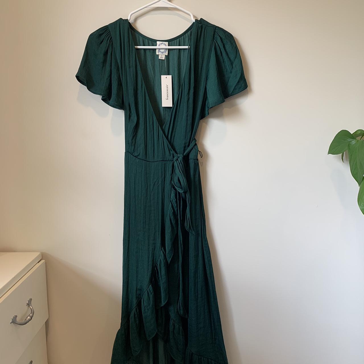 Francesca's Women's Green Dress 