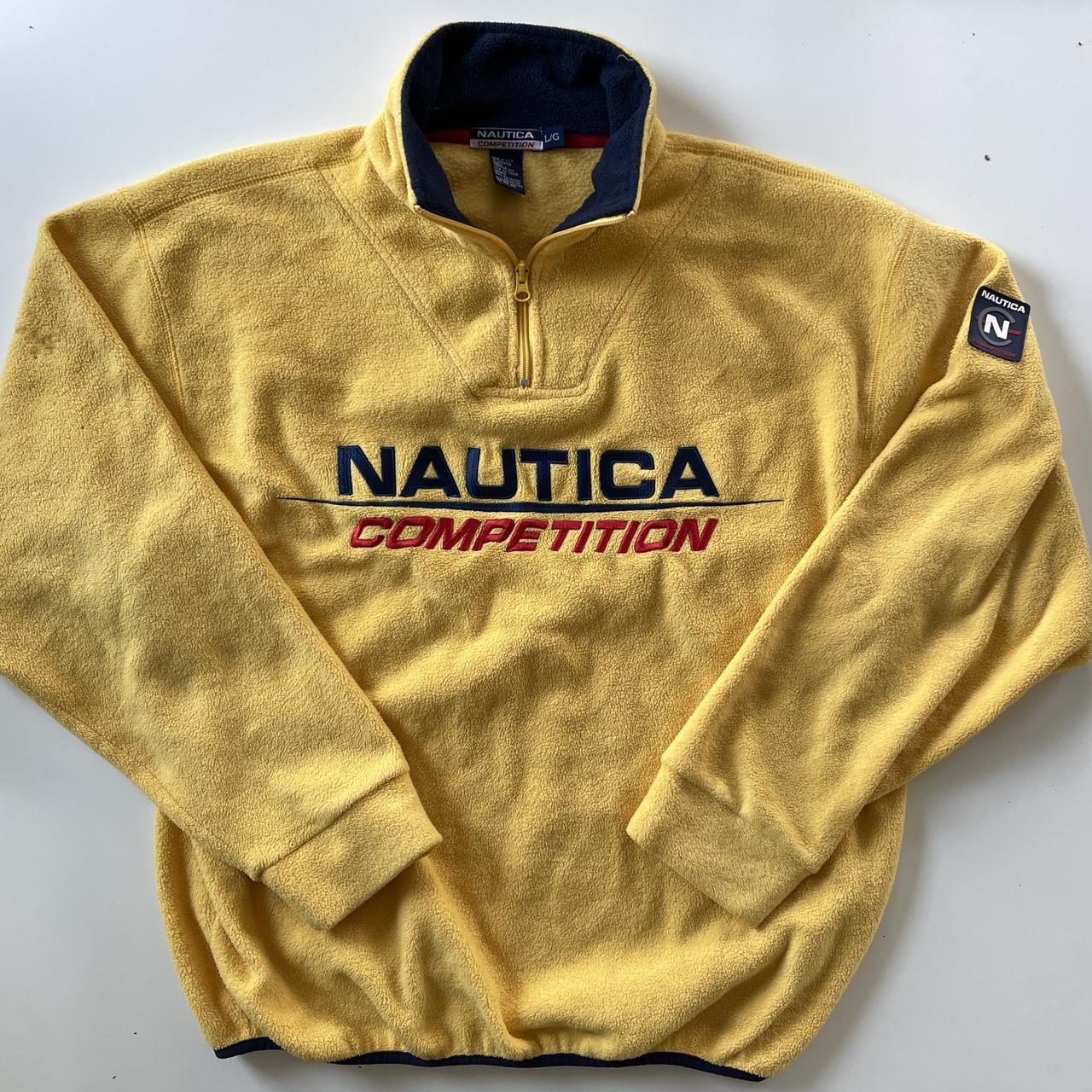 Nautica Men's Yellow and Blue Jacket