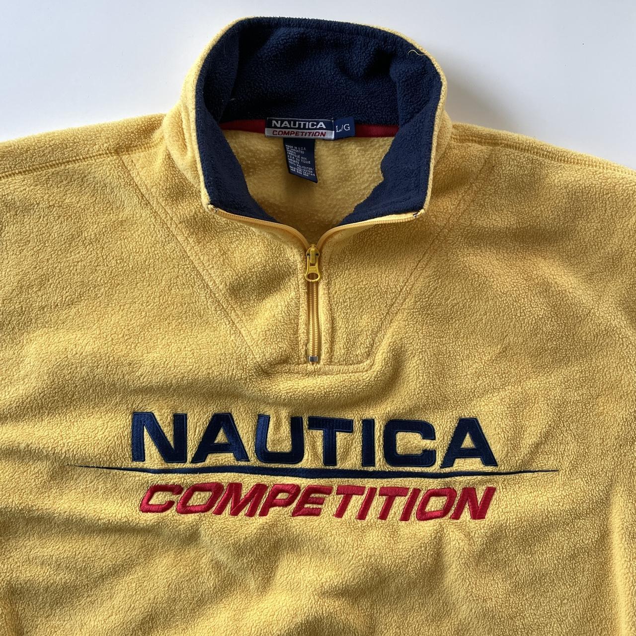 Nautica Men's Yellow and Blue Jacket (2)