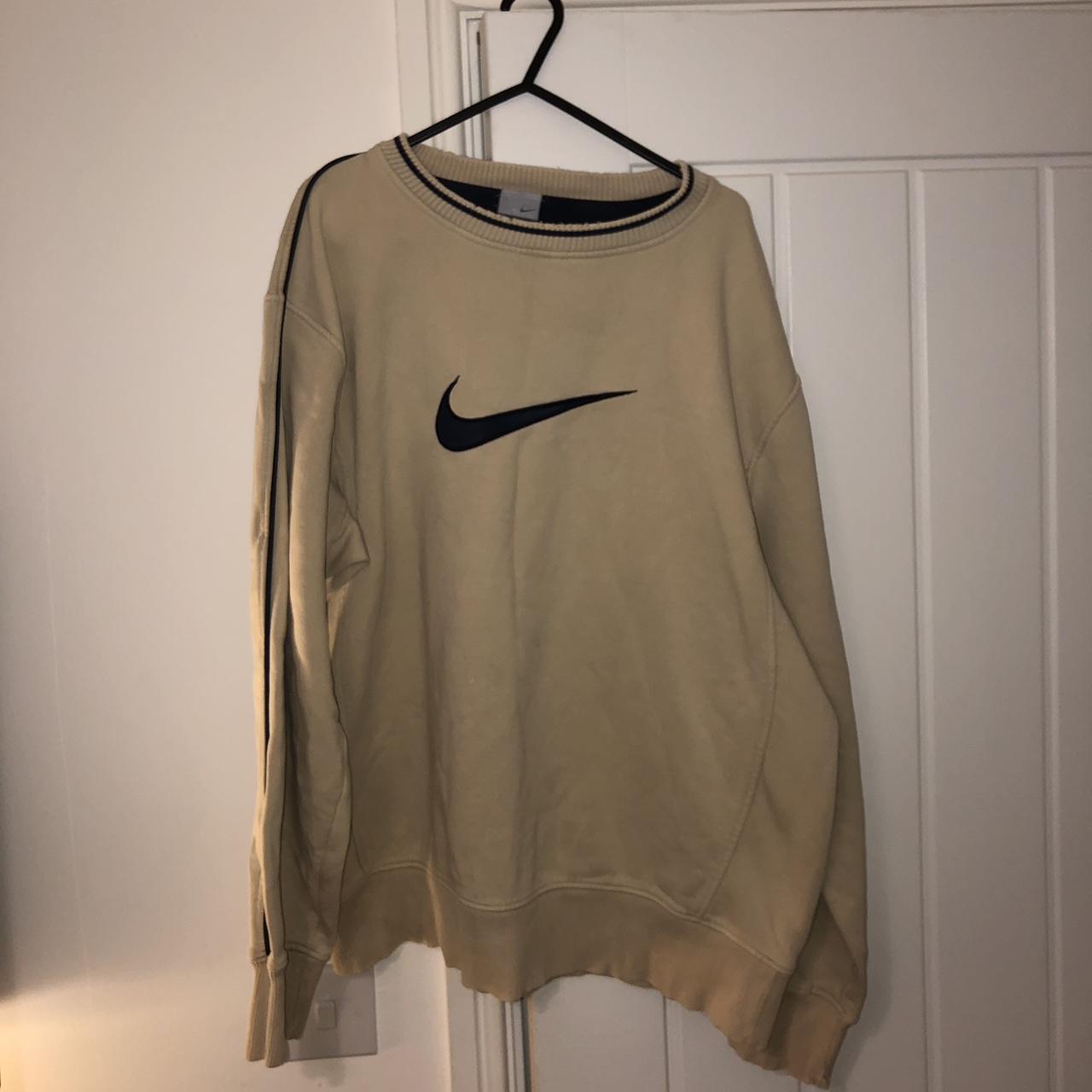 Pull nike beige discount vintage