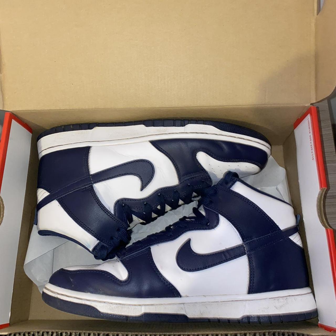 dunk high midnight navy