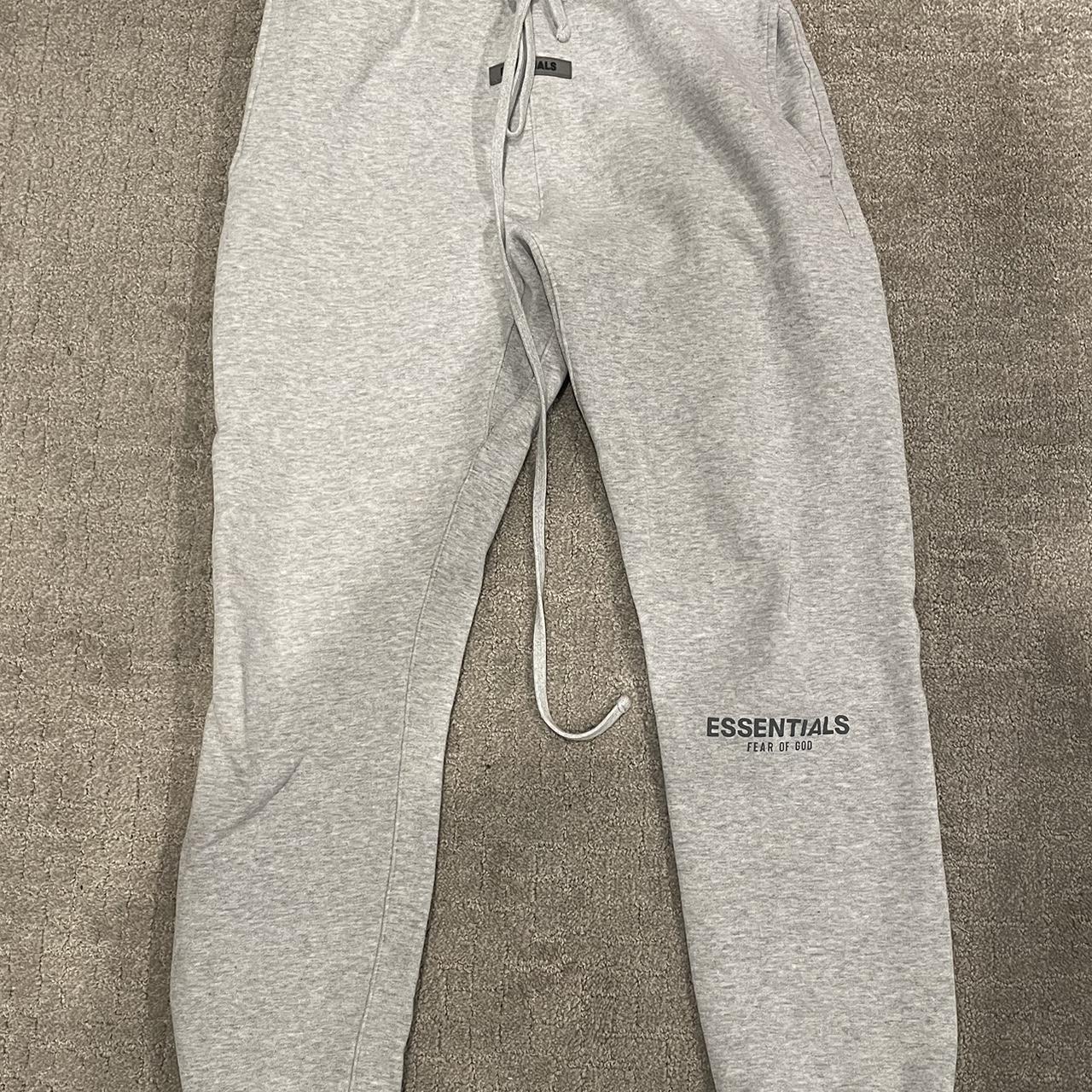 Essentials Men's Grey Joggers-tracksuits | Depop