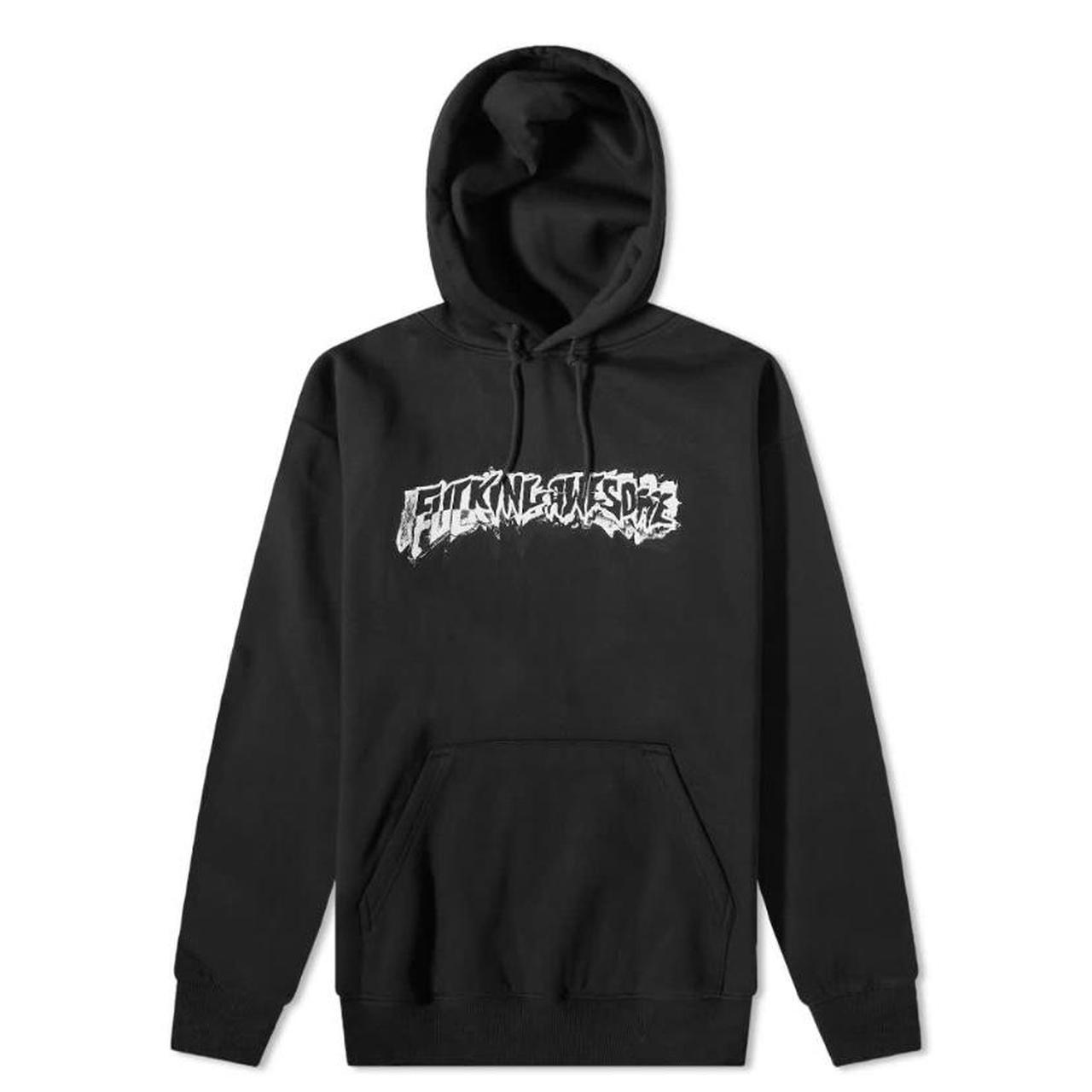 Black Fucking Awesome graphic hoodie Super Cool... - Depop