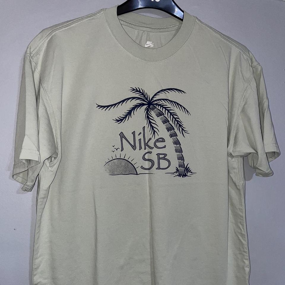 Nike SB Palm Tree T Shirt in Mint Green Worn once. Depop