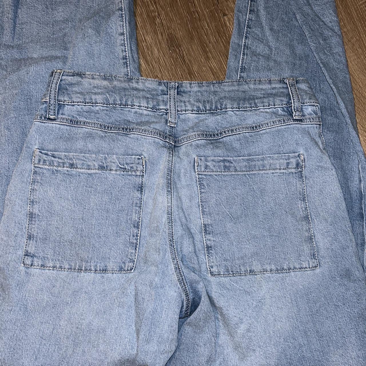 Forever 21 baggy denim jeans size medium - Depop