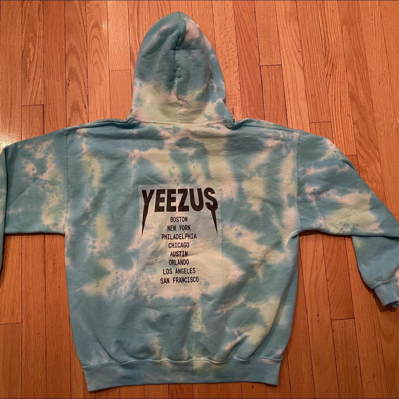 Yeezus tie dye discount hoodie