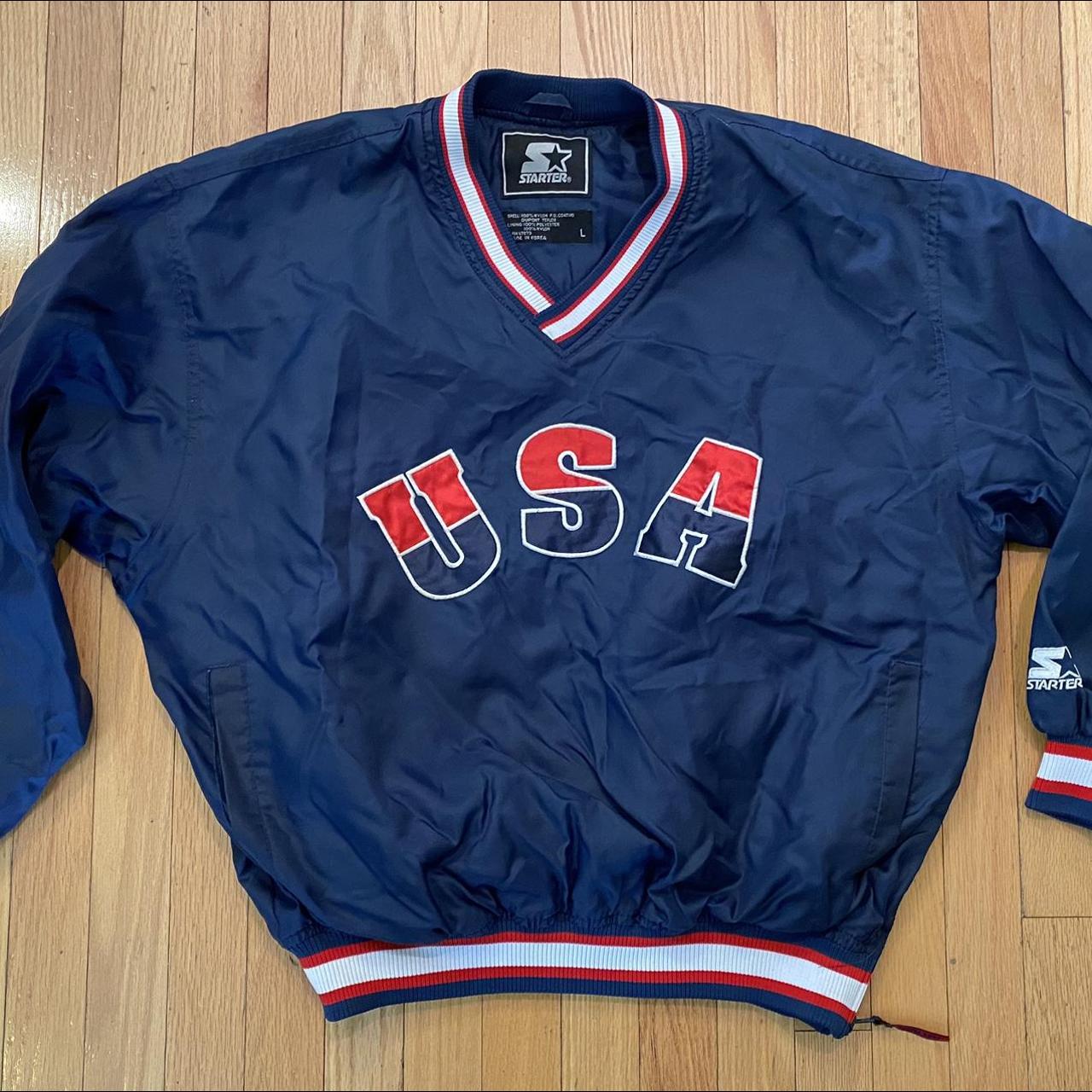 Vintage Starter Olympic It Starts With A Dream Jacket (Size XL