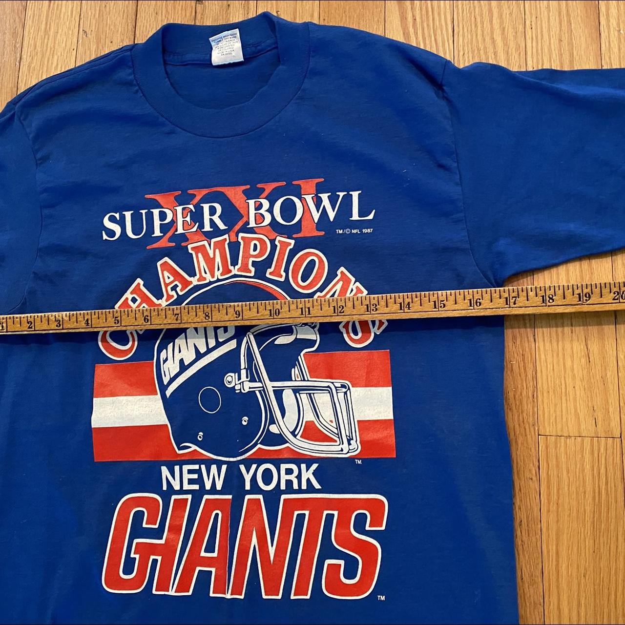 Vintage 1987 New York Giants NFL Football Super Bowl - Depop