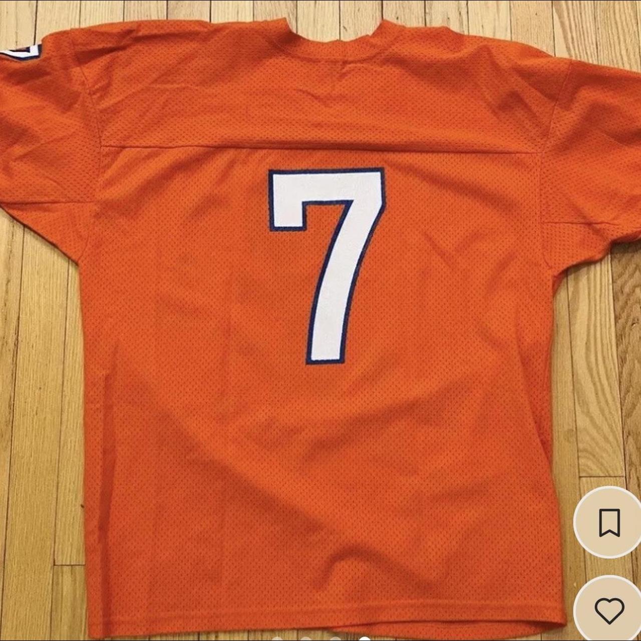 Vintage John Elway Denver Broncos jersey mens size 40 Champion orange