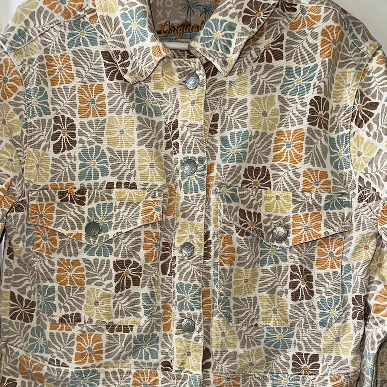 Roxy Women's Jacket - Multi/Yellow - S – Roxy flo… - image 3