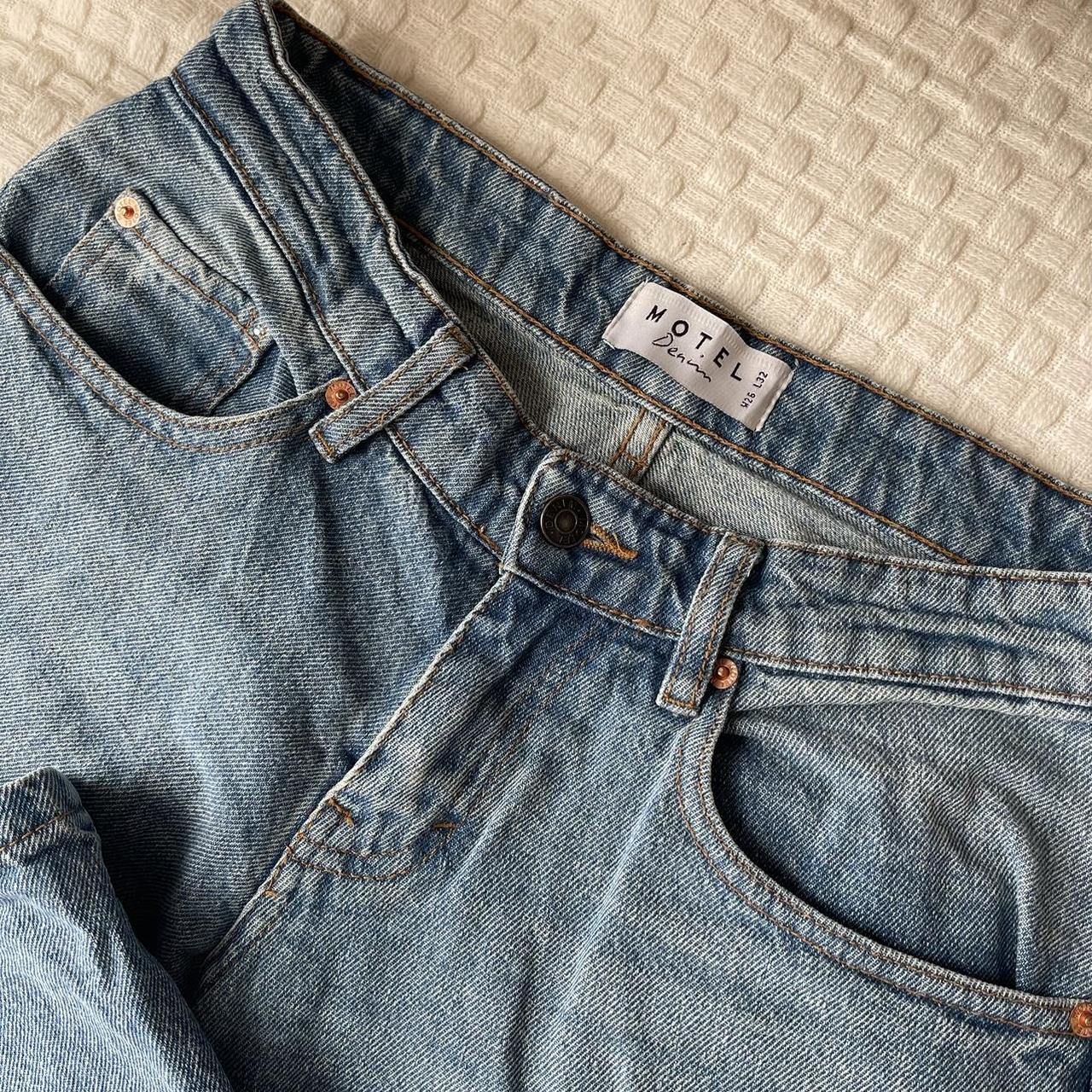 Motel low waisted jeans W26 L32 Hardly been worn Depop