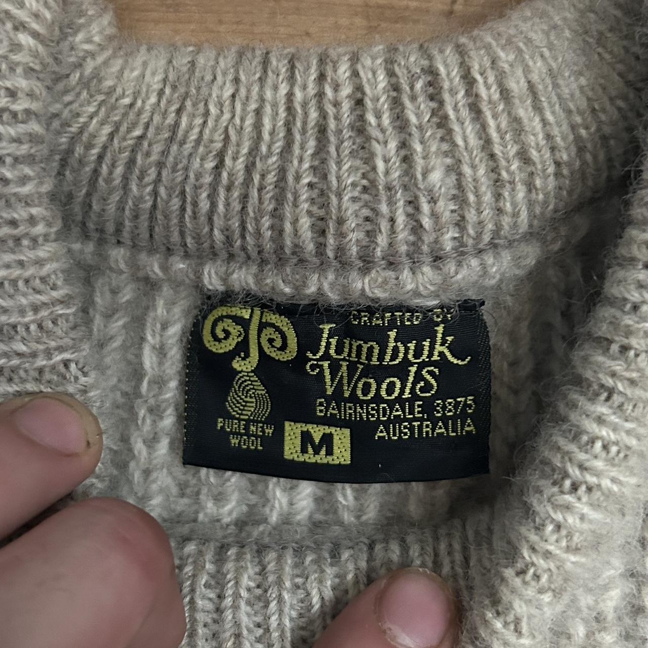 Item: Jumbuck wools woollen sweater Size/fit:... - Depop