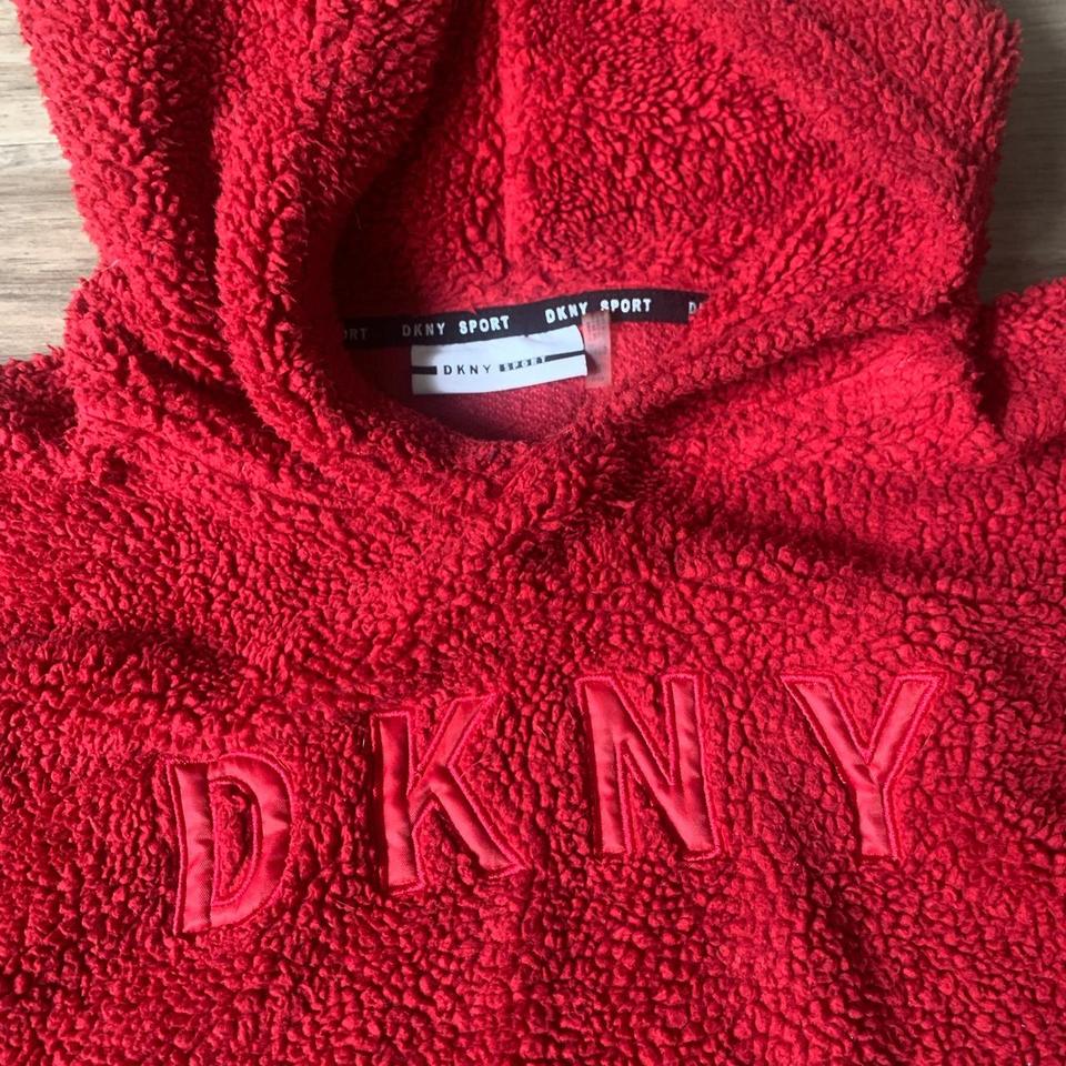 Dkny fluffy hoodie sale