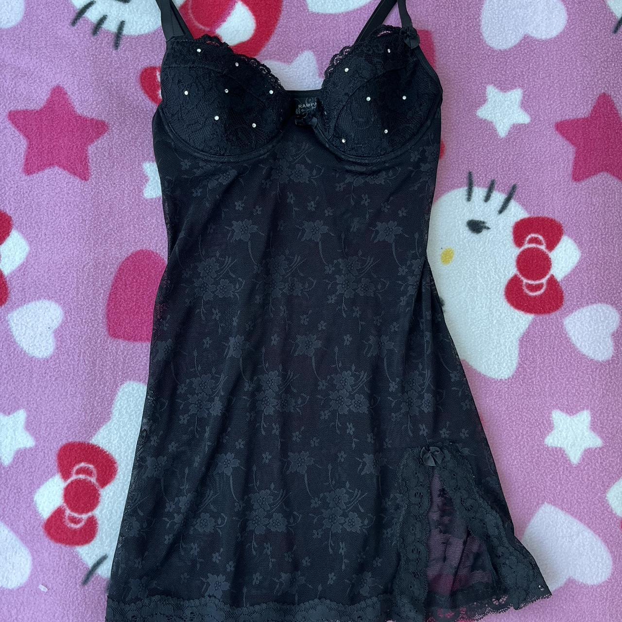 Rampage Black Lace Rhinestone Mini Dress. Beautiful... | Depop