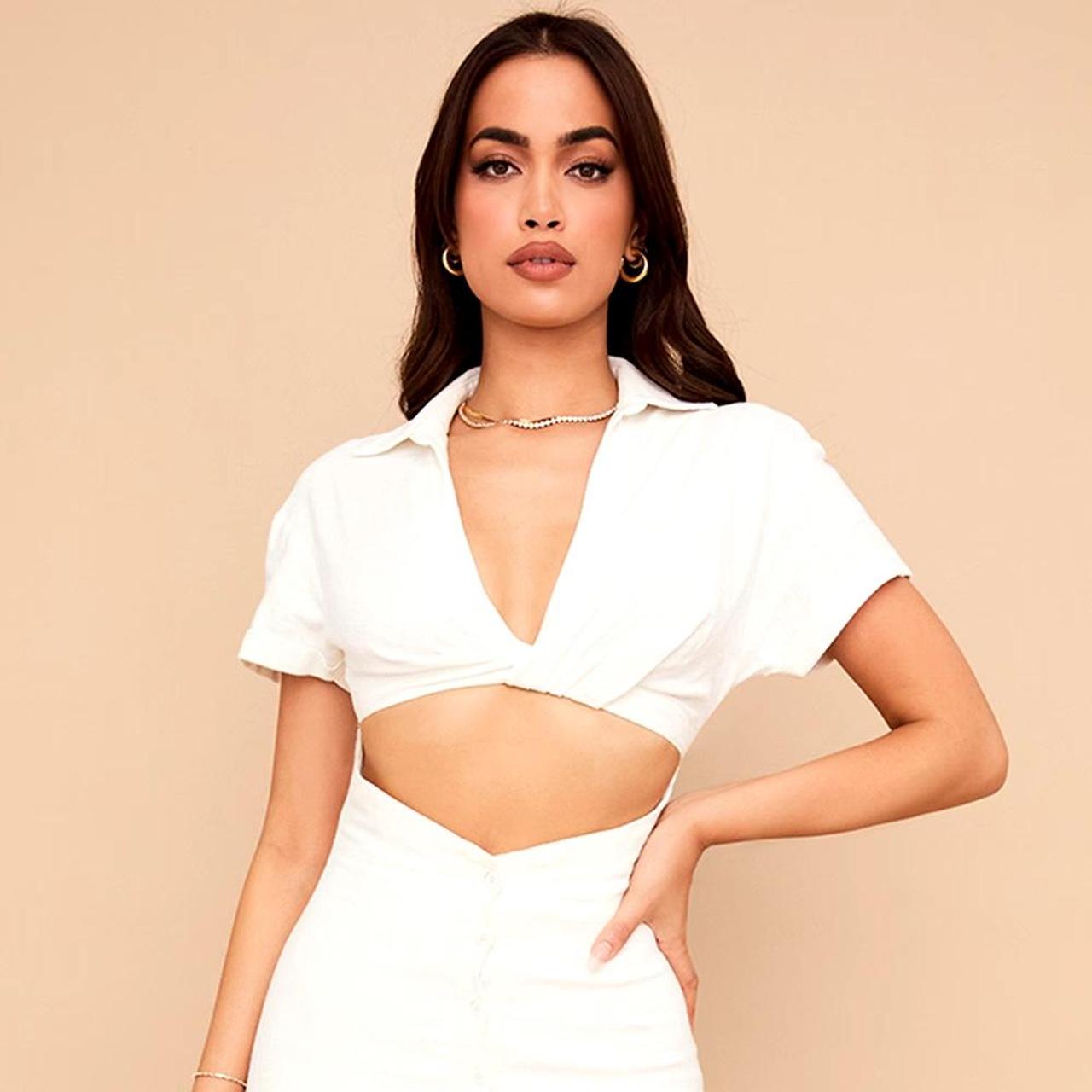House of CB Bailey Twist Front Cutout Mini