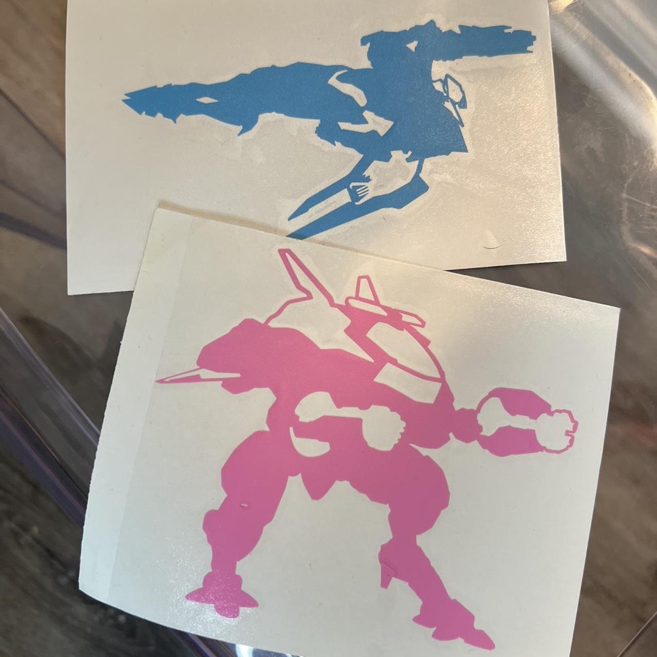 Overwatch Dva And Pharah Vinyl Stickers That Are Depop