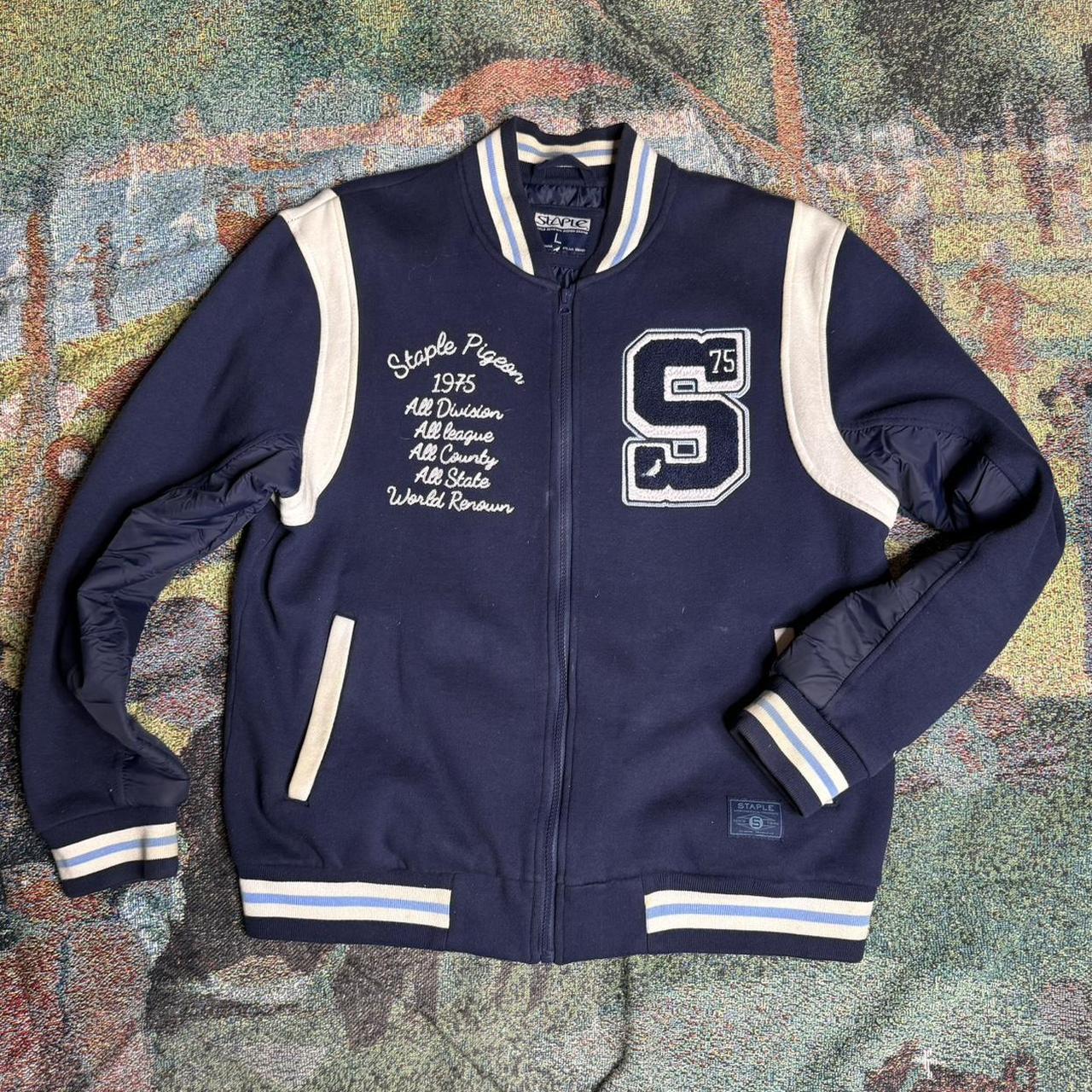 Varsity Jacket Men’s Staple Pigeon Blue