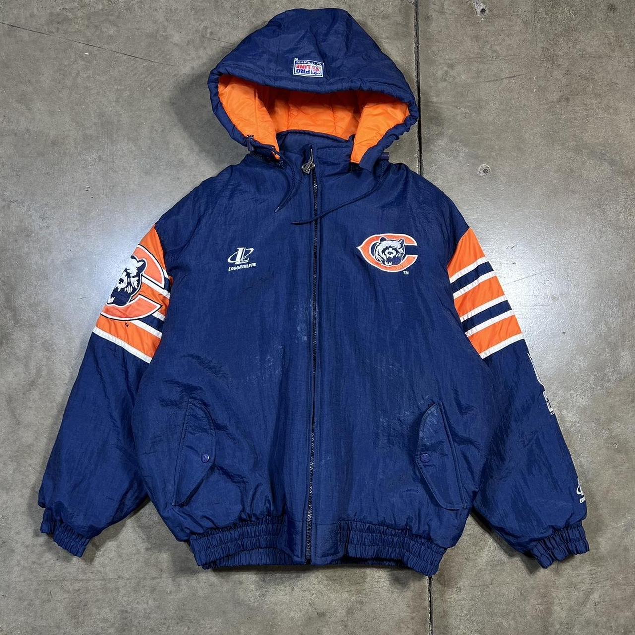 Vintage Logo Athletic New York Giants puffer jacket - Depop