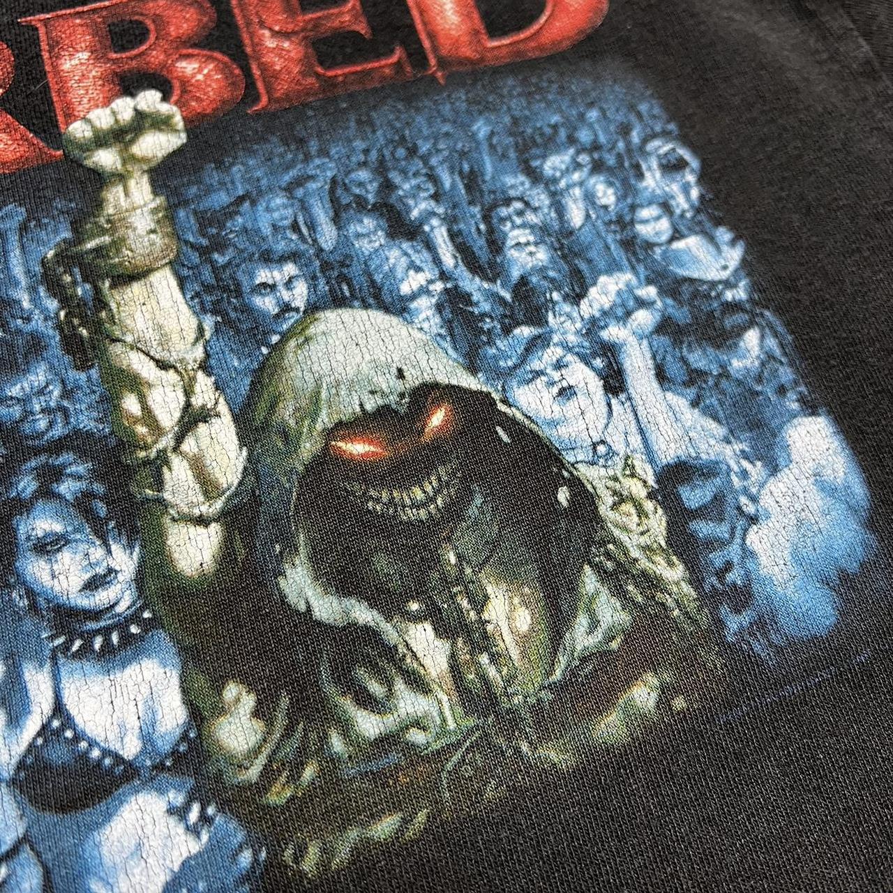 Y2K VINTAGE Disturbed/ディスターブド Tシャツ フェード