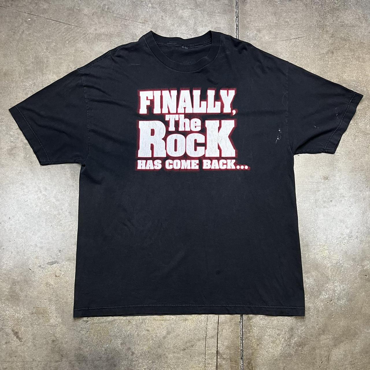 the rock wwf vintage shirts