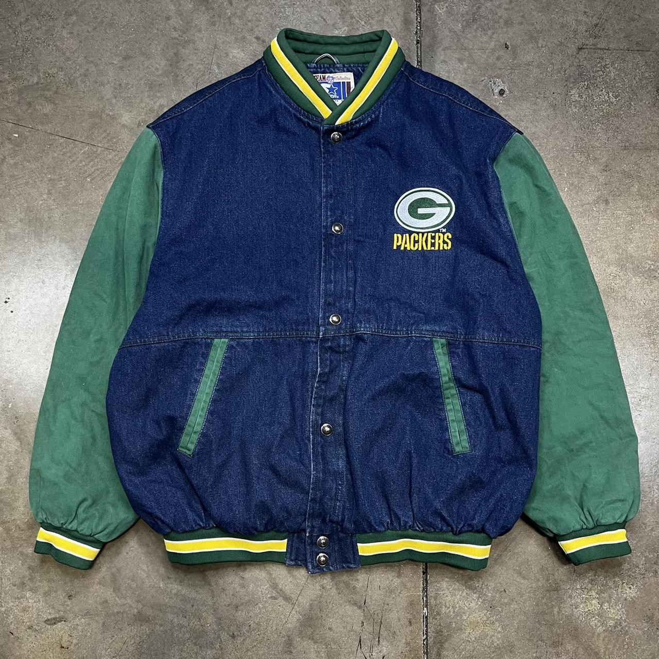 Vintage 90s NFL Green Bay Packers Varsity Jacket - Maker of Jacket