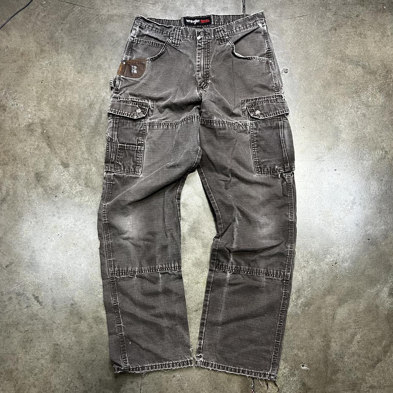 Vintage Wrangler Carpenter Workwear Pants Wrangler... - Depop