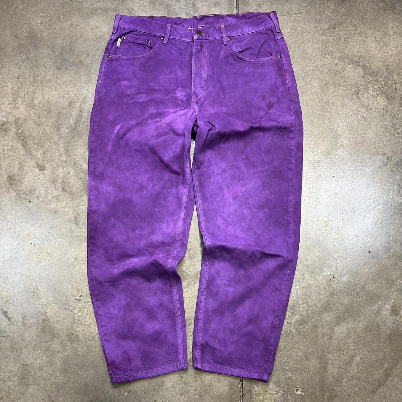 Custom Dyed Carhartt Pants Carhartt workwear... - Depop