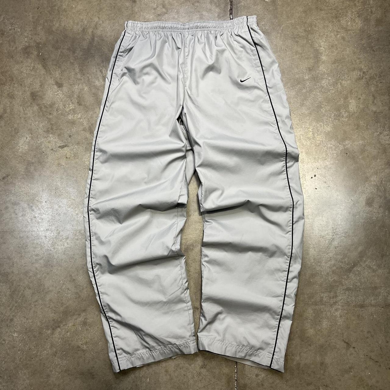 Vintage nike white tag 90s windbreaker track pants - Depop